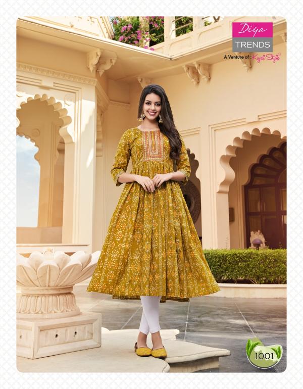 Gulabi Girl Vol 1 By Diya Trends Designer Kurti Collection